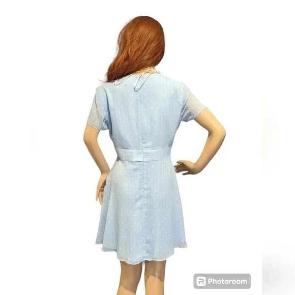 Superdown Sparkly Blue Mini Dress from Revolve/Summer Dress - Picture 2 of 7